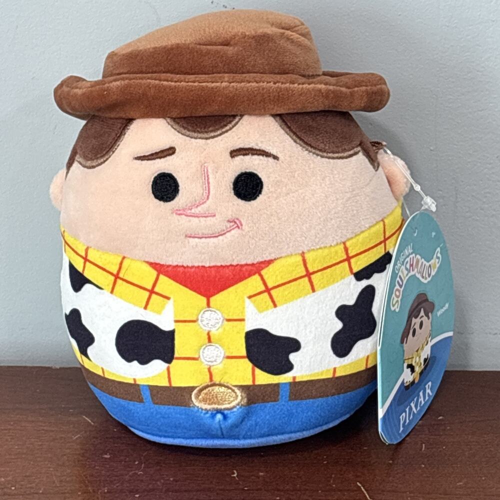 Jazwares Squishmallows 6" Plush Woody Pixar Toy Story Stuffed Toy 2026 New